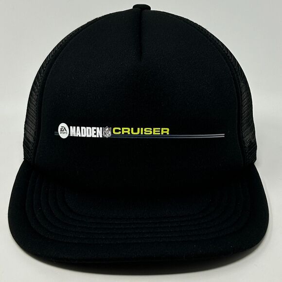 EA Sports Madden Cruiser Trucker Hat Baseball Cap NFL Football Video Gamer Black - Picture 9 of 9